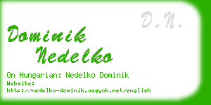 dominik nedelko business card